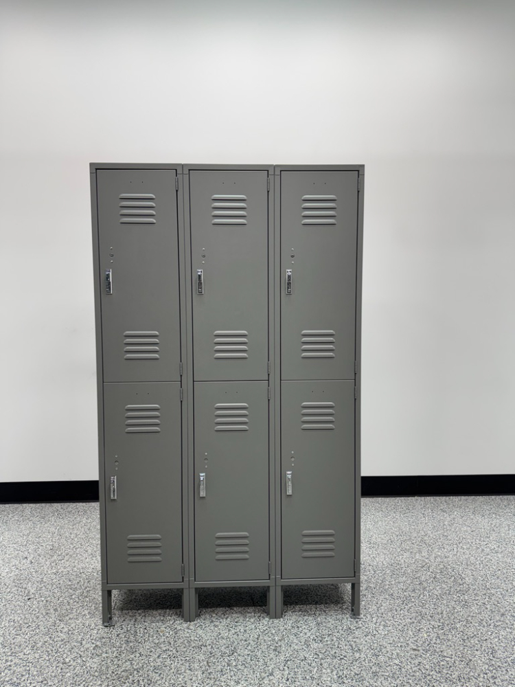 Image of 6-tier 3-wide Metal Locker